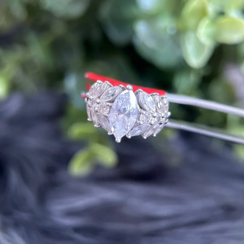 Stunning Marquis Cz‎ Ring